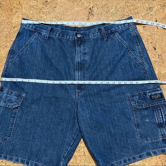 Wrangler Men’s Cargo Denim Jeans Shorts Sz 40 - Picture 13 of 13